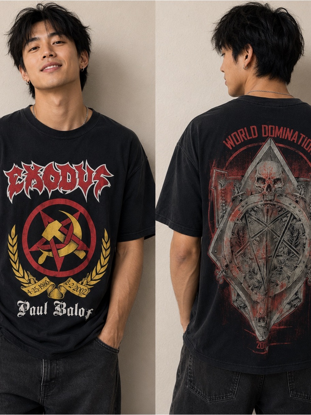 EXODUS Black Top. Excellent condition.‎ Was purchased at the concert.